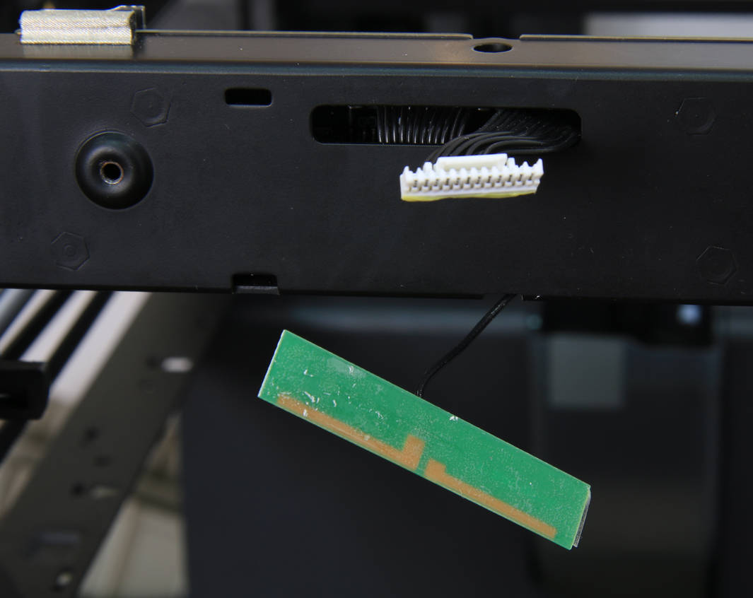 Rear cover removed — access to AP Board