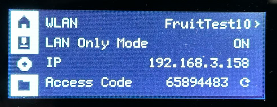 LAN Mode на P1/A1 mini — шаг 4