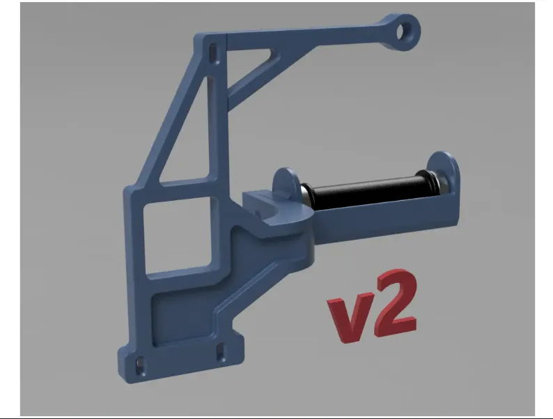 Печатный боковой держатель катушки v2 для X1C