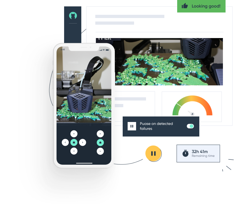 Приложение Obico: наблюдение за печатью и AI-контроль с телефона