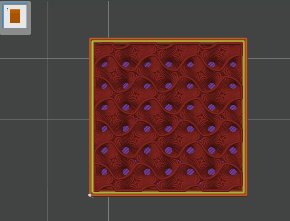Заполнение Gyroid — распределяет напряжение равномернее