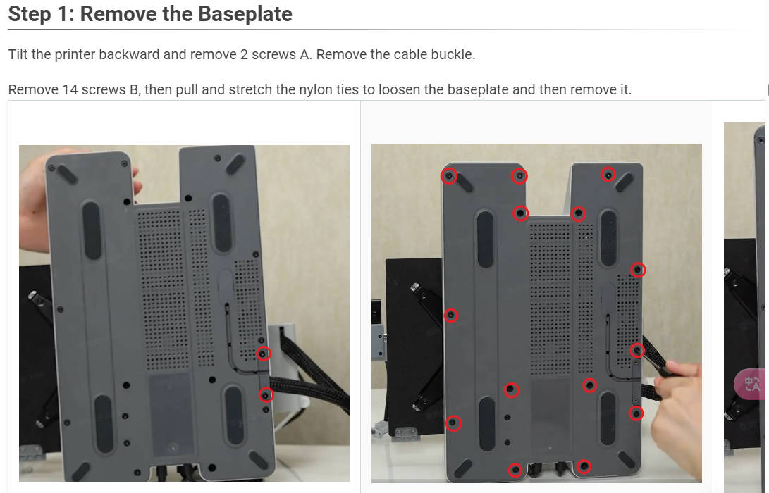 Диагностическая блок-схема для стола A1 Mini