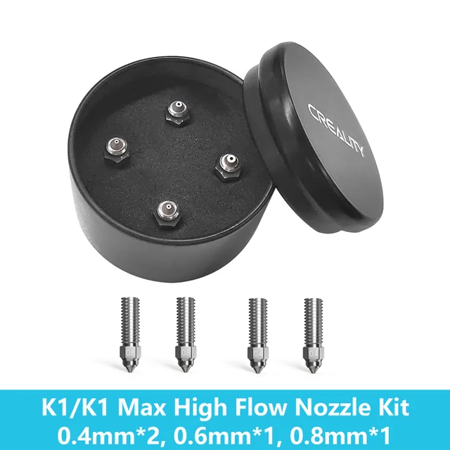Набор из 4 биметаллических сопел Creality K1 / K1 Max (0.4mm)
