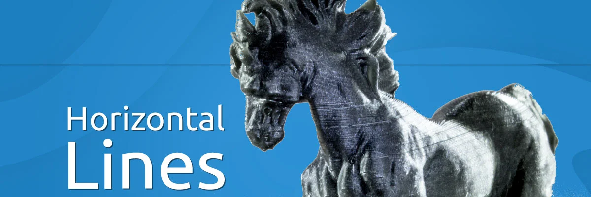 Горизонтальные полосы на отпечатке — типичный дефект слоистости фотополимерной печати