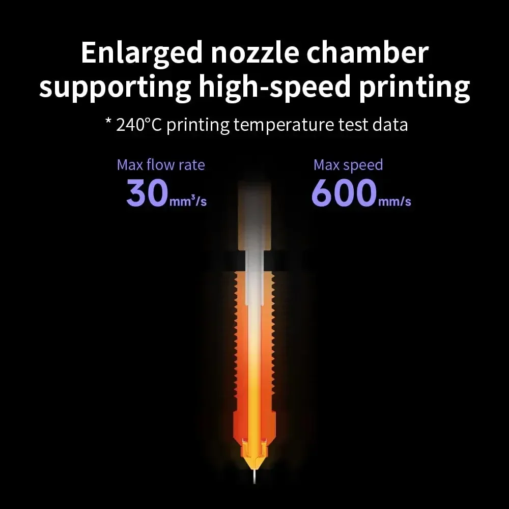 Chrome Zirconium Copper Nozzle 0.4mm for Creality K1C / K1 Max 3