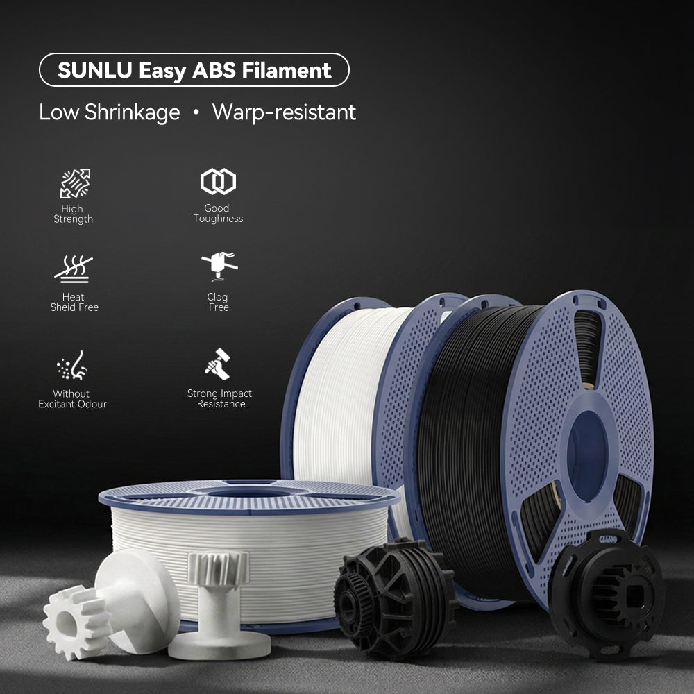 SUNLU Easy ABS (E-ABS) — филамент для печати без корпуса