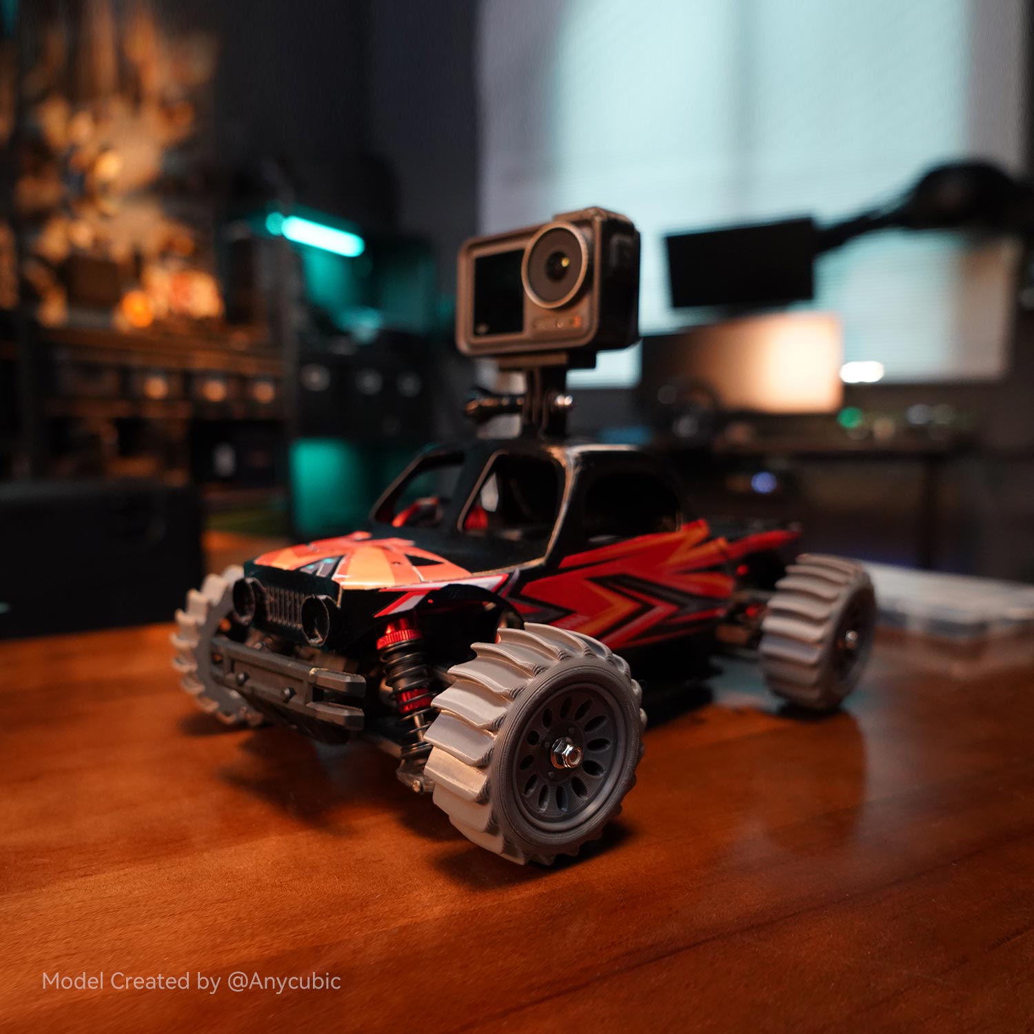 RC car printed in Anycubic ABS