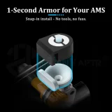 Защита порта подачи AMS 2 Pro для Bambu Lab P2S/H2D/H2S 4