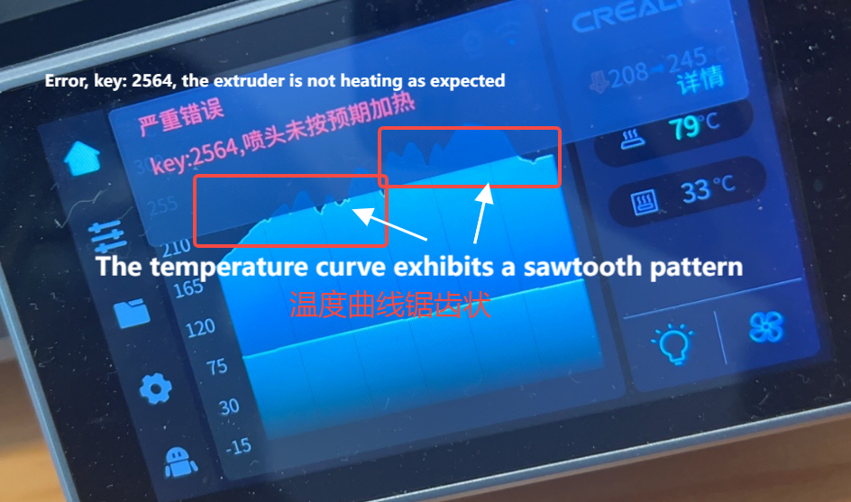 Разъёмы нагревателя и термистора на адаптерной плате хотенда Ender-5 Max