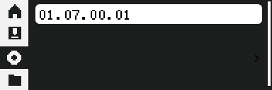 Выбор версии прошивки для установки