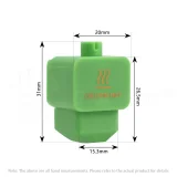 Силиконовый носок на хотенд Bambu Lab H2D/H2S/H2C (зелёный) 3