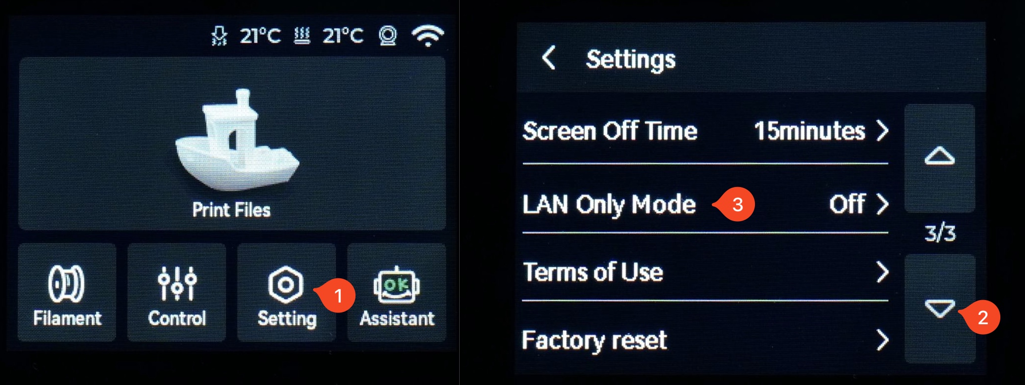 Код доступа в Bambu Studio для LAN Mode