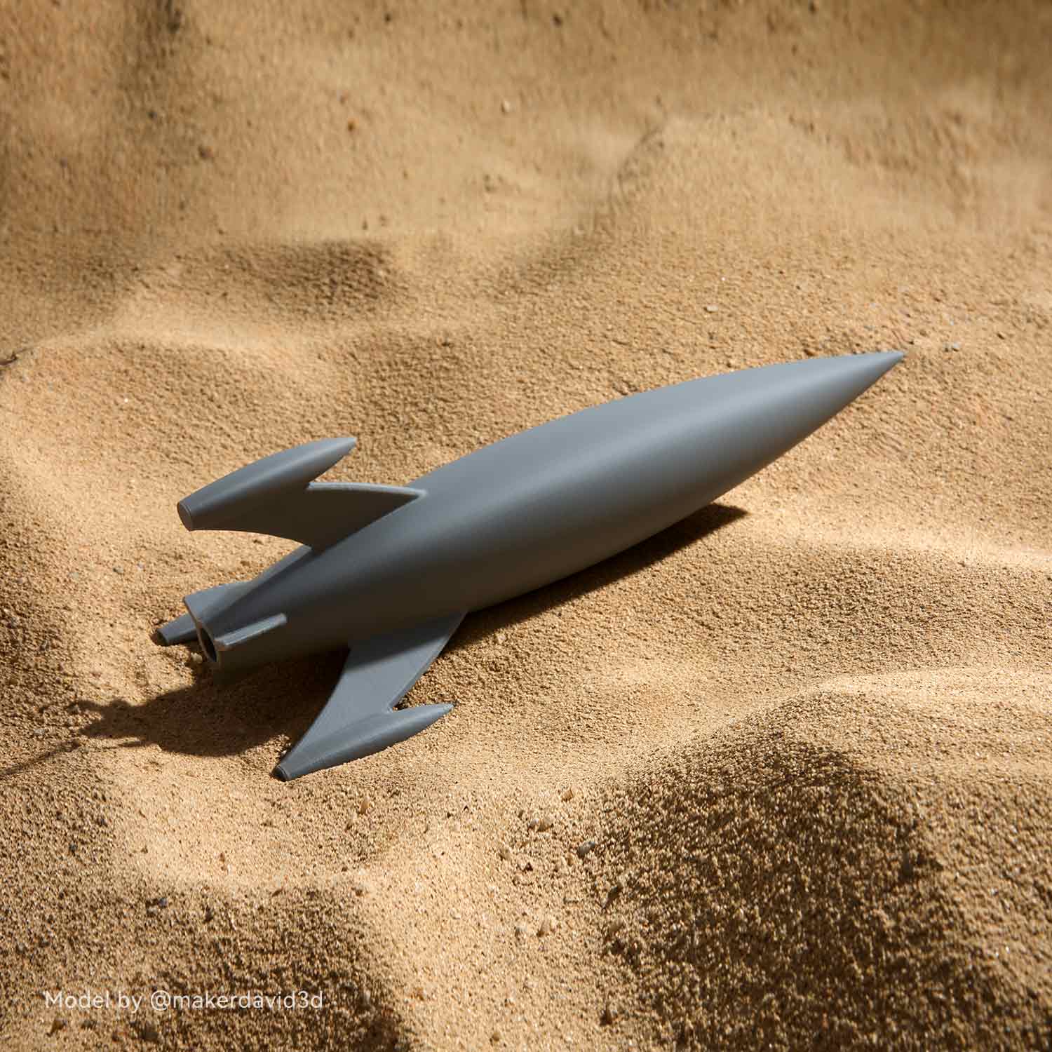 Rocket printed in Anycubic PLA High Speed