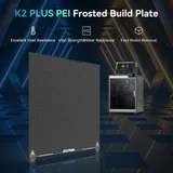 Матовый PEI стол Creality для K2 Plus 370×370 мм 2