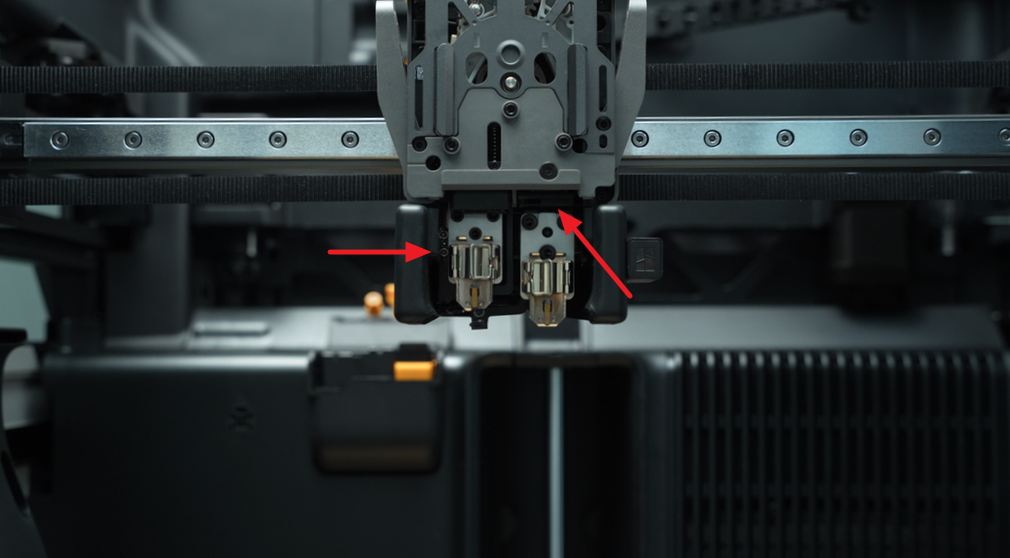 Расположение eddy current сенсоров на тулхеде H2D