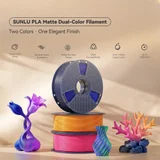 SUNLU Matte PLA Dual-Color — двухцветный матовый филамент 2