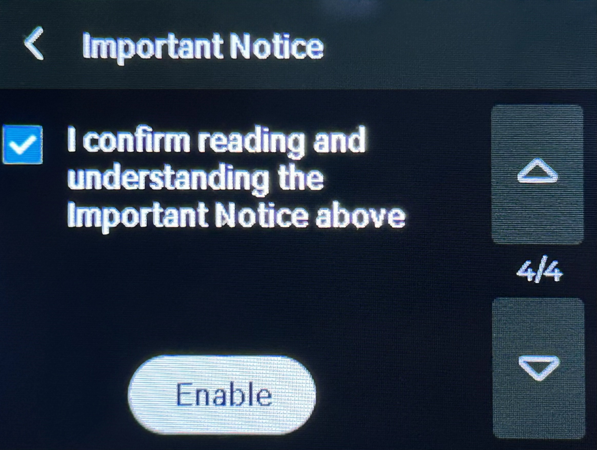 Developer Mode на A1 — шаг 5