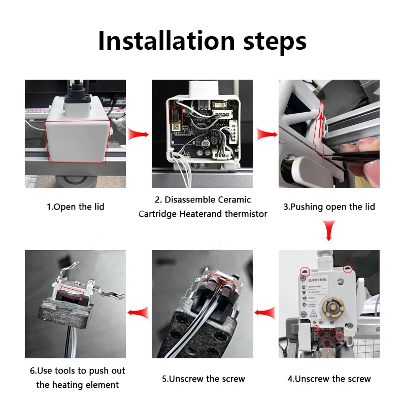 Керамический нагреватель + термистор для Bambu Lab A1 / A1 Mini 5