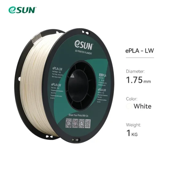 eSUN PLA-LW — Lightweight Foaming PLA Filament