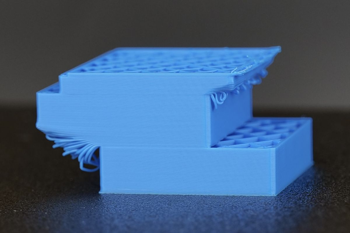 Пример сдвига слоёв на 3D-модели