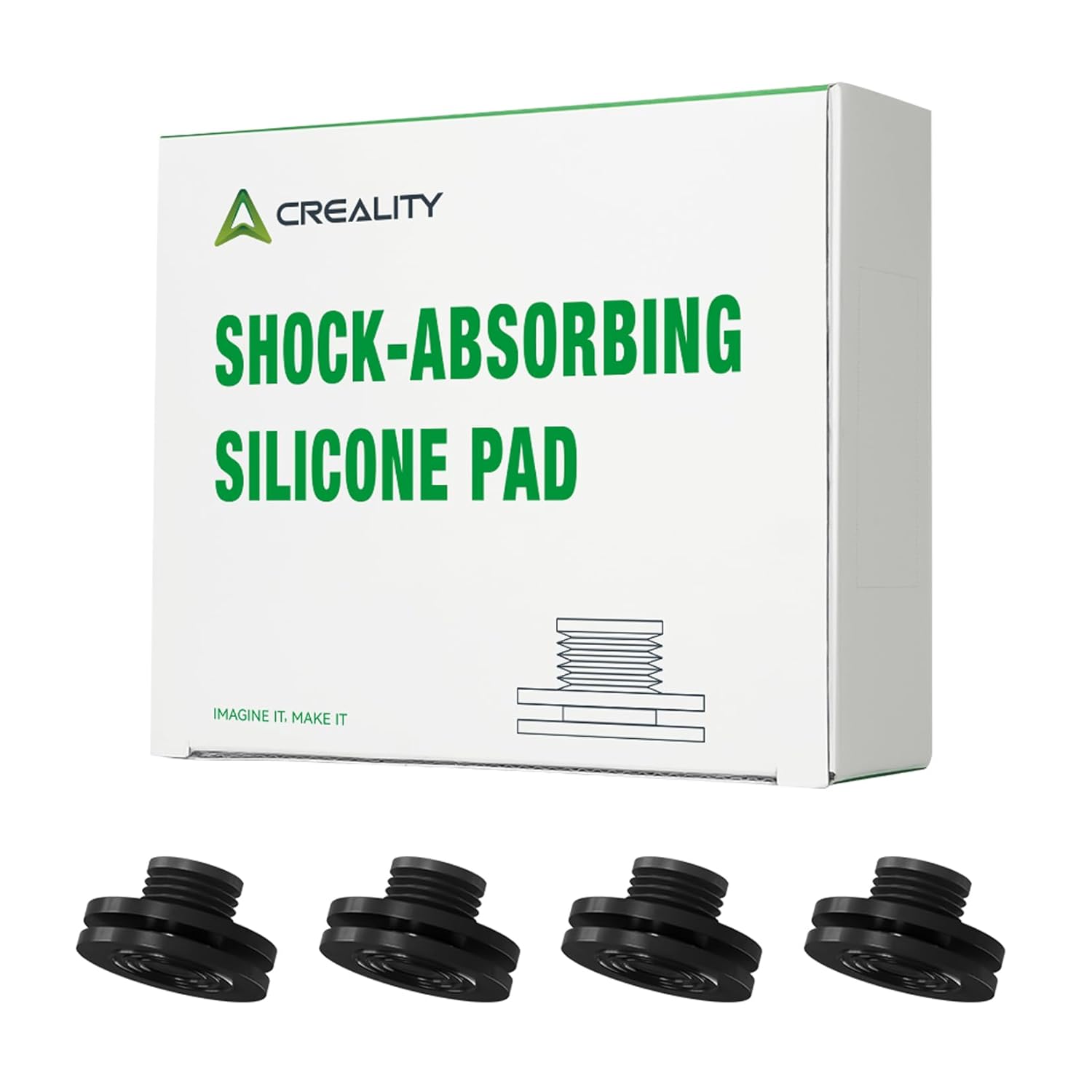Силиконовые виброопоры Creality для K1 серии — комплект из 4 штук