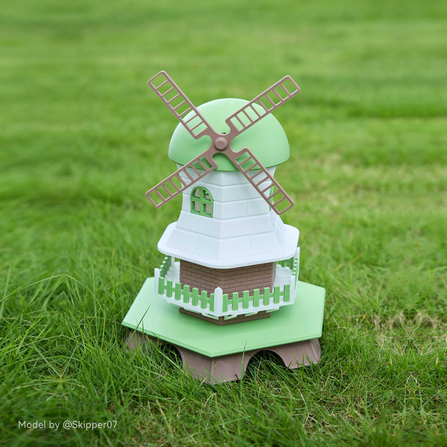 Windmill model printed in Anycubic PLA+
