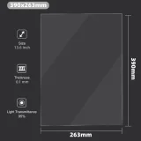 FEP-плёнка 13.6" 390×263 мм для Anycubic Photon M3 Max / M7 Max 2