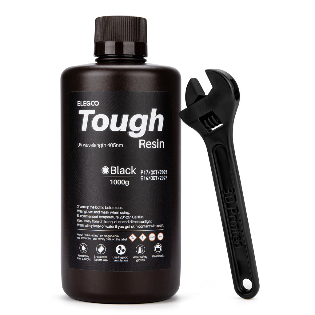 ELEGOO Tough Resin — прочный инженерный фотополимер 405 нм