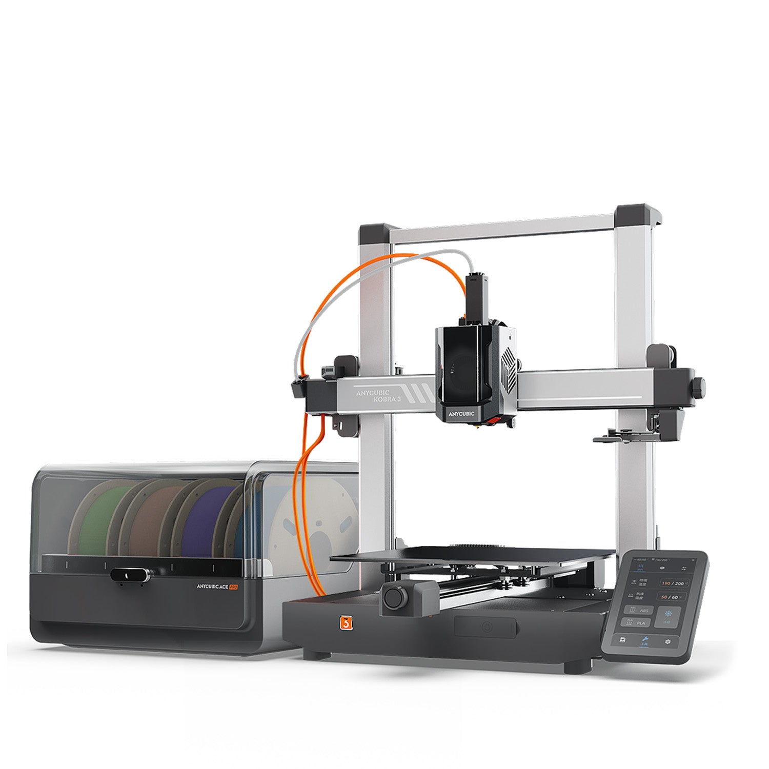 Anycubic Kobra 3 Combo с модулем многоцветной печати ACE Pro