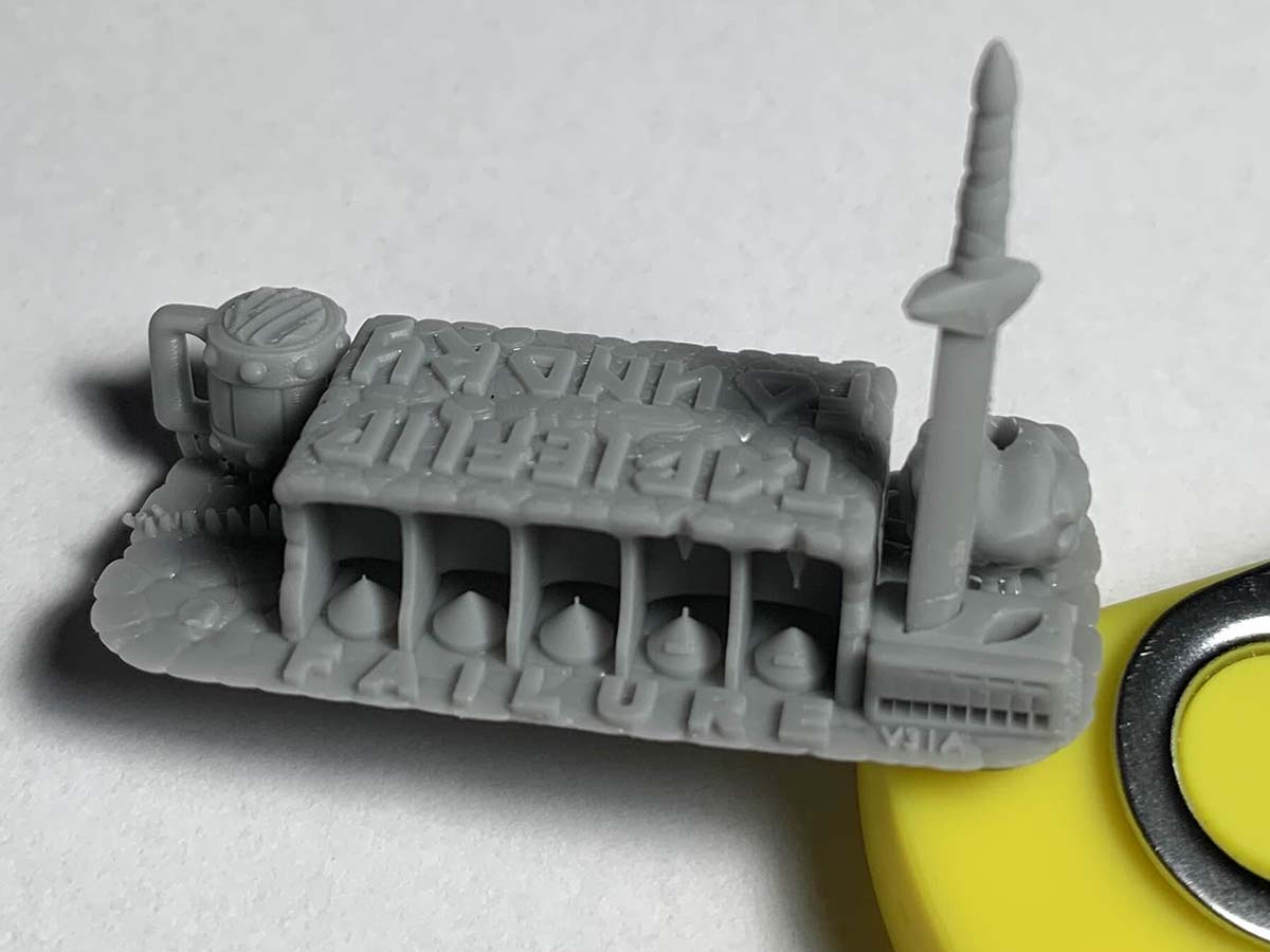 Side B (Pillars) Cones — столбики не должны слипаться, иначе пересвет