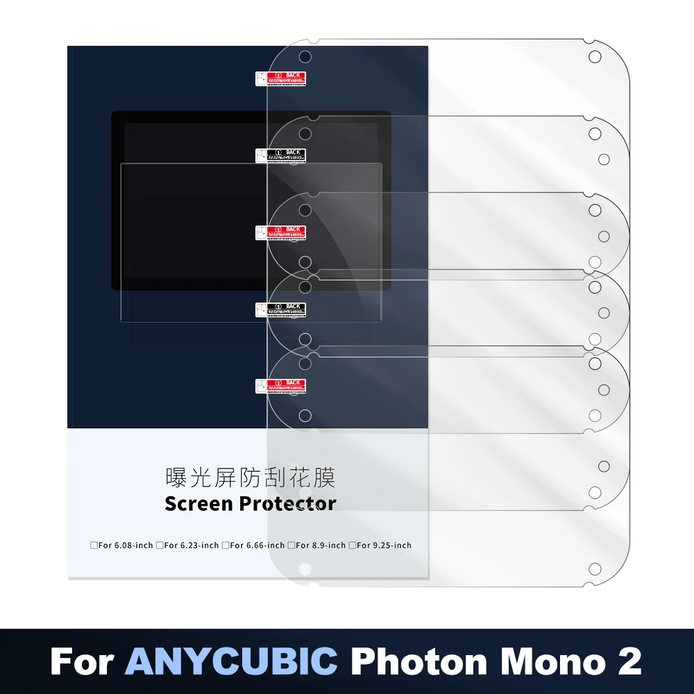 Защитная плёнка экрана для Anycubic Photon Mono 2: 6.6 дюйма 4K