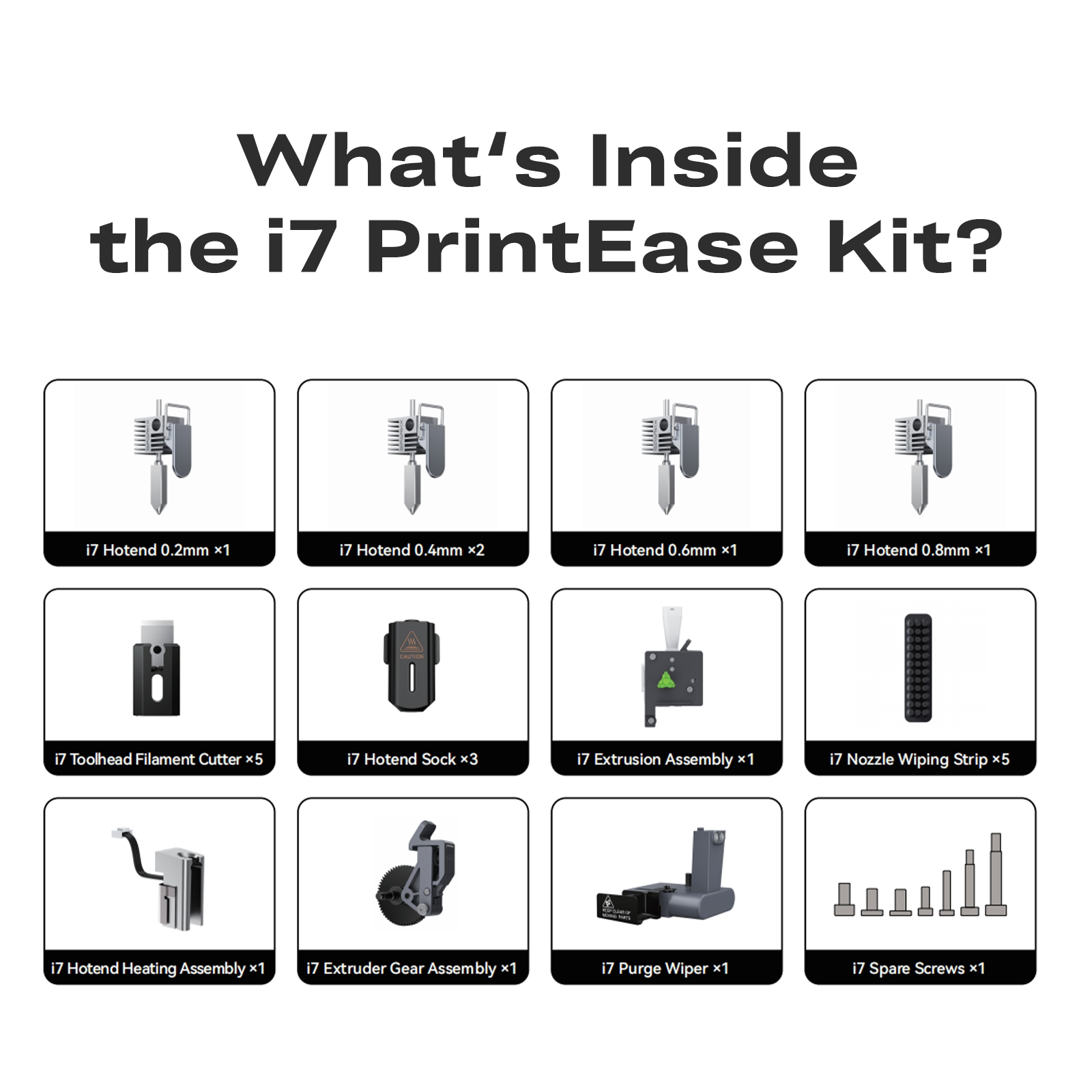 Creality SparkX i7 PrintEase Maintenance Kit 2