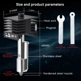 P2S Standard and High Flow Hotend Kit for Bambu Lab P2S 3