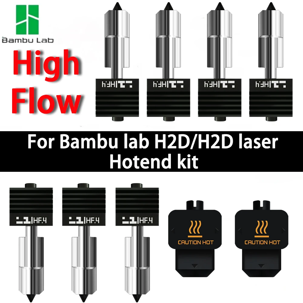 Хотенд High Flow Bambu Lab H2D / P2S из закалённой стали (0.4 / 0.6 / 0.8 мм) 2