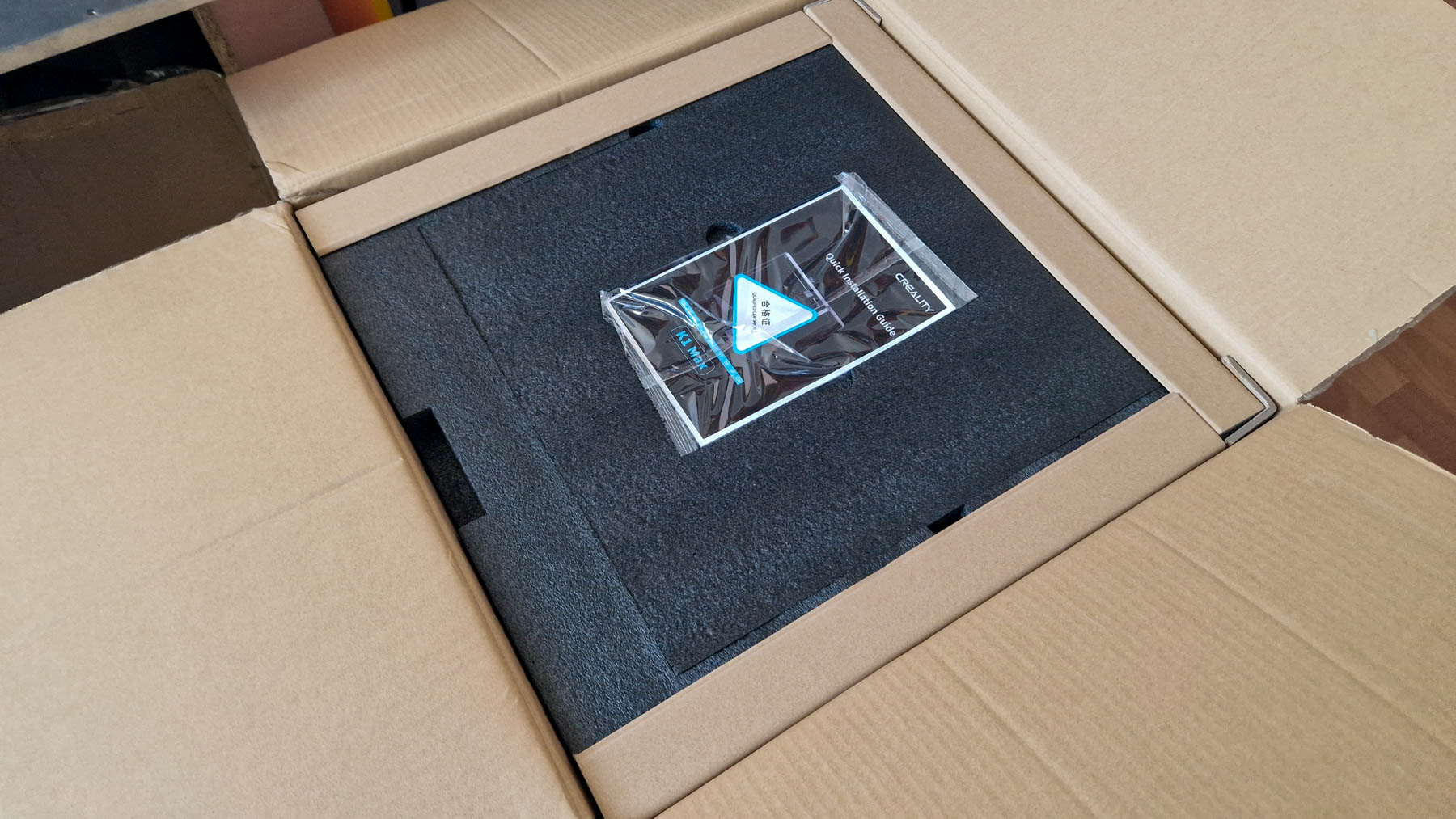 Каретка K1 Max в разборе — X направляющие и втулки