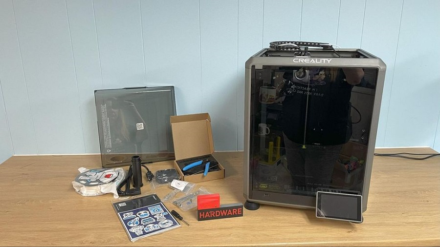 Распаковка K1C: принтер, коробки, инструменты и крепёж