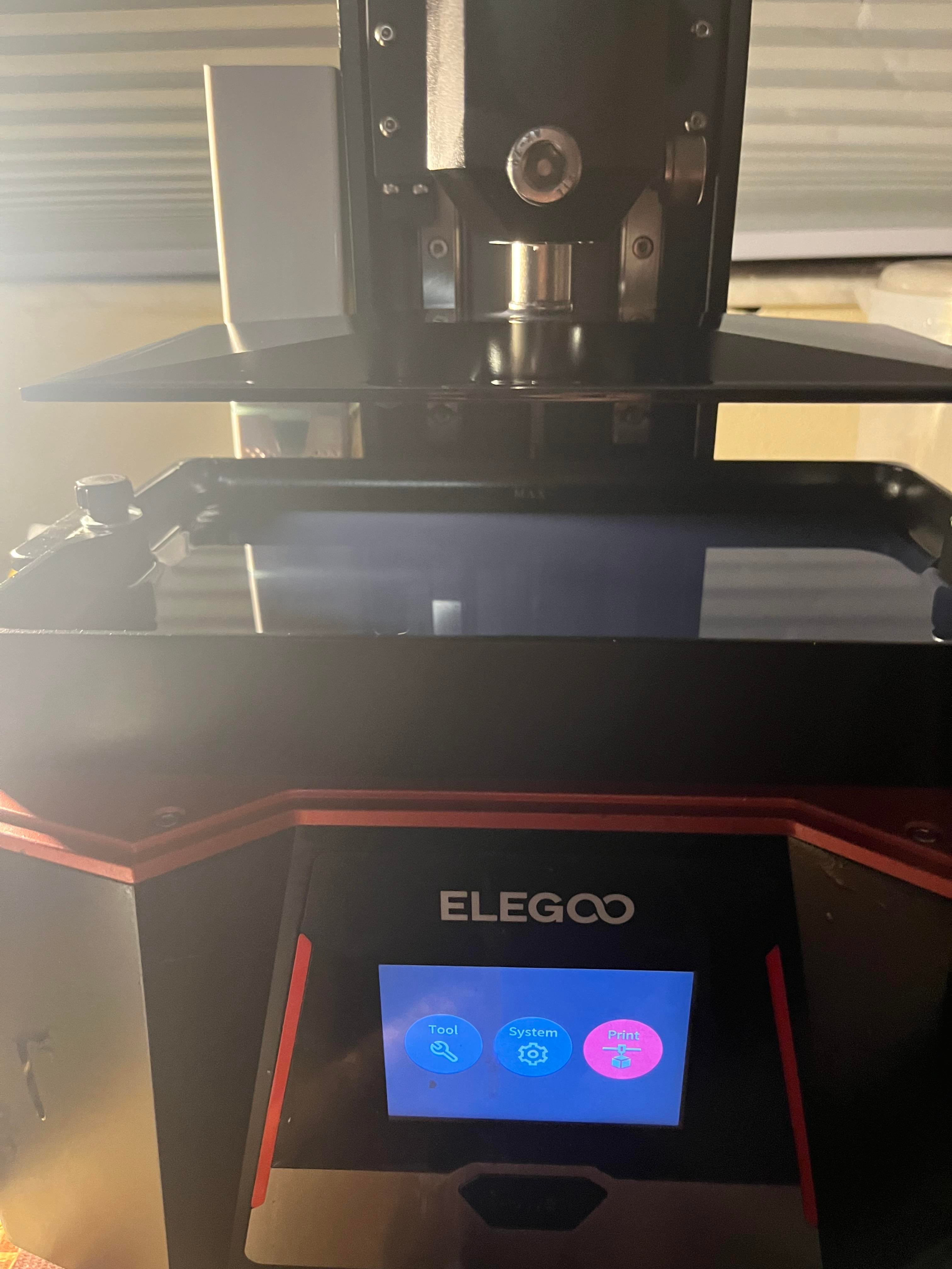Главное меню Saturn 3: Tool, System, Print — файлы только с USB-флешки