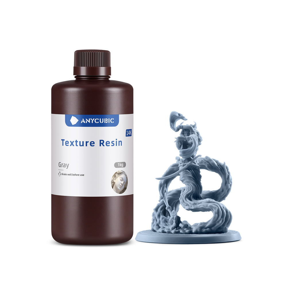 Anycubic 14K Texture Resin — матовый фотополимер: характеристики и цвета 3