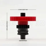 Комплект шестерён экструдера из закалённой стали для Anycubic Kobra 3 2