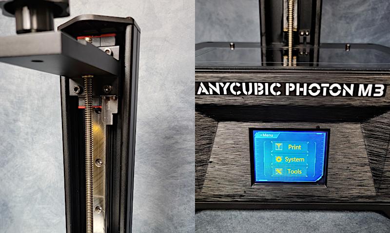 Экран засветки и единственная линейная направляющая оси Z у Photon M3
